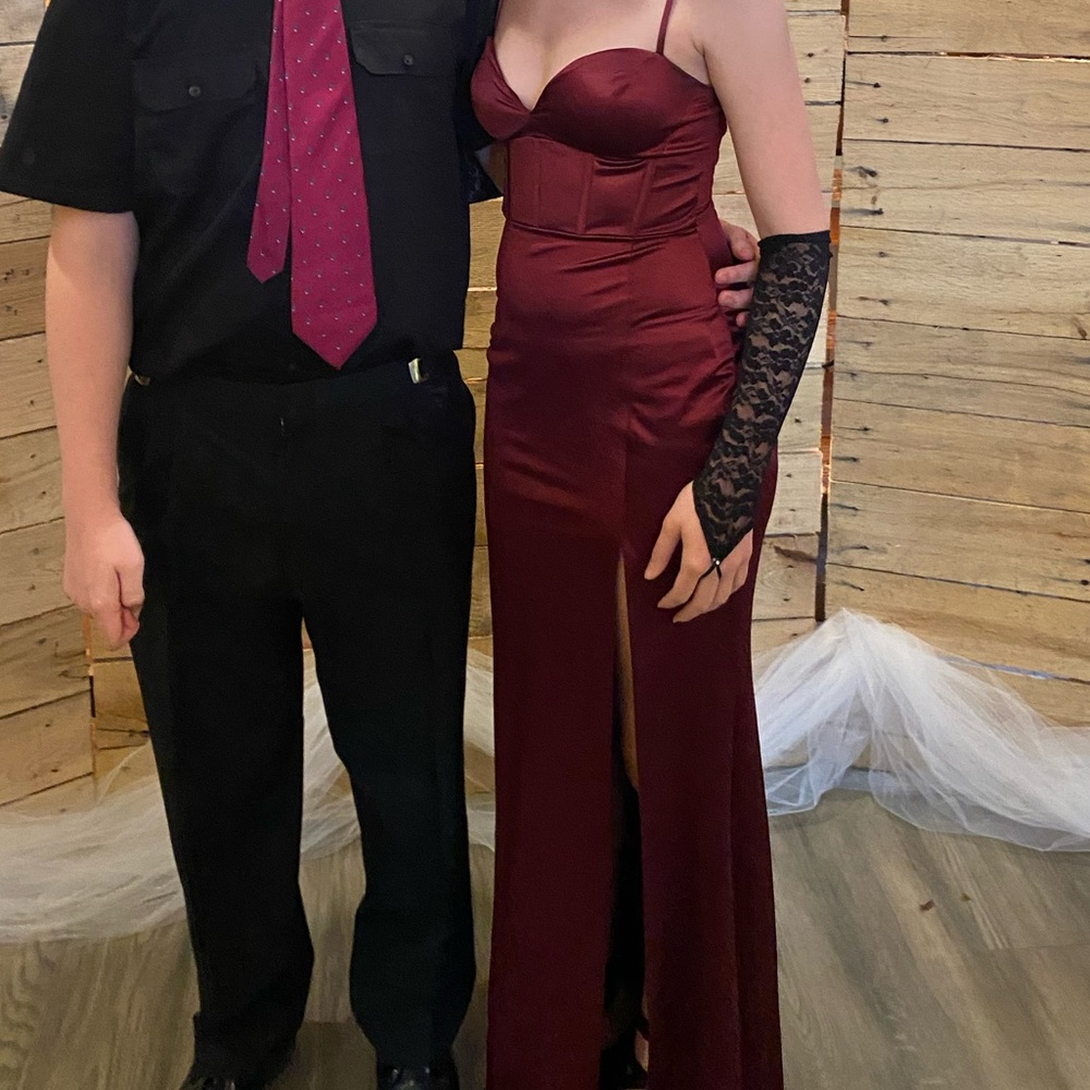 Trixxi Sleeveless A Line Gown